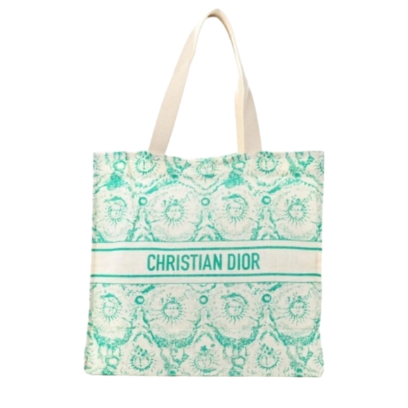 Christian Dior Tote Bag in Aquamaria - Dioriveria - Picture 4 of 9
